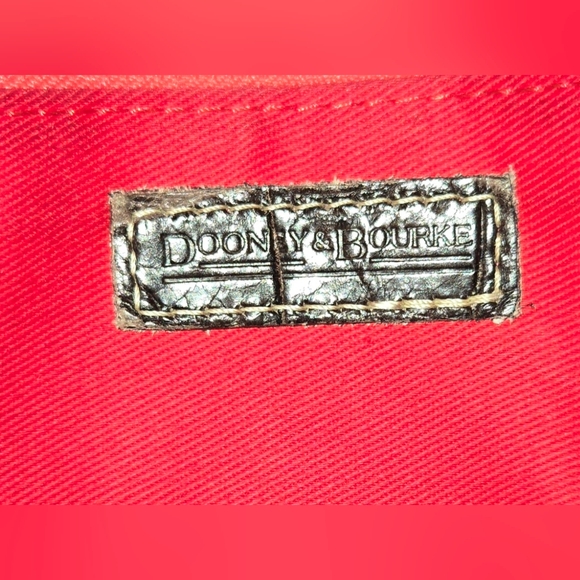 Dooney & Bourke Chocolate Croc-Embossed Medium Tote - Picture 13 of 16